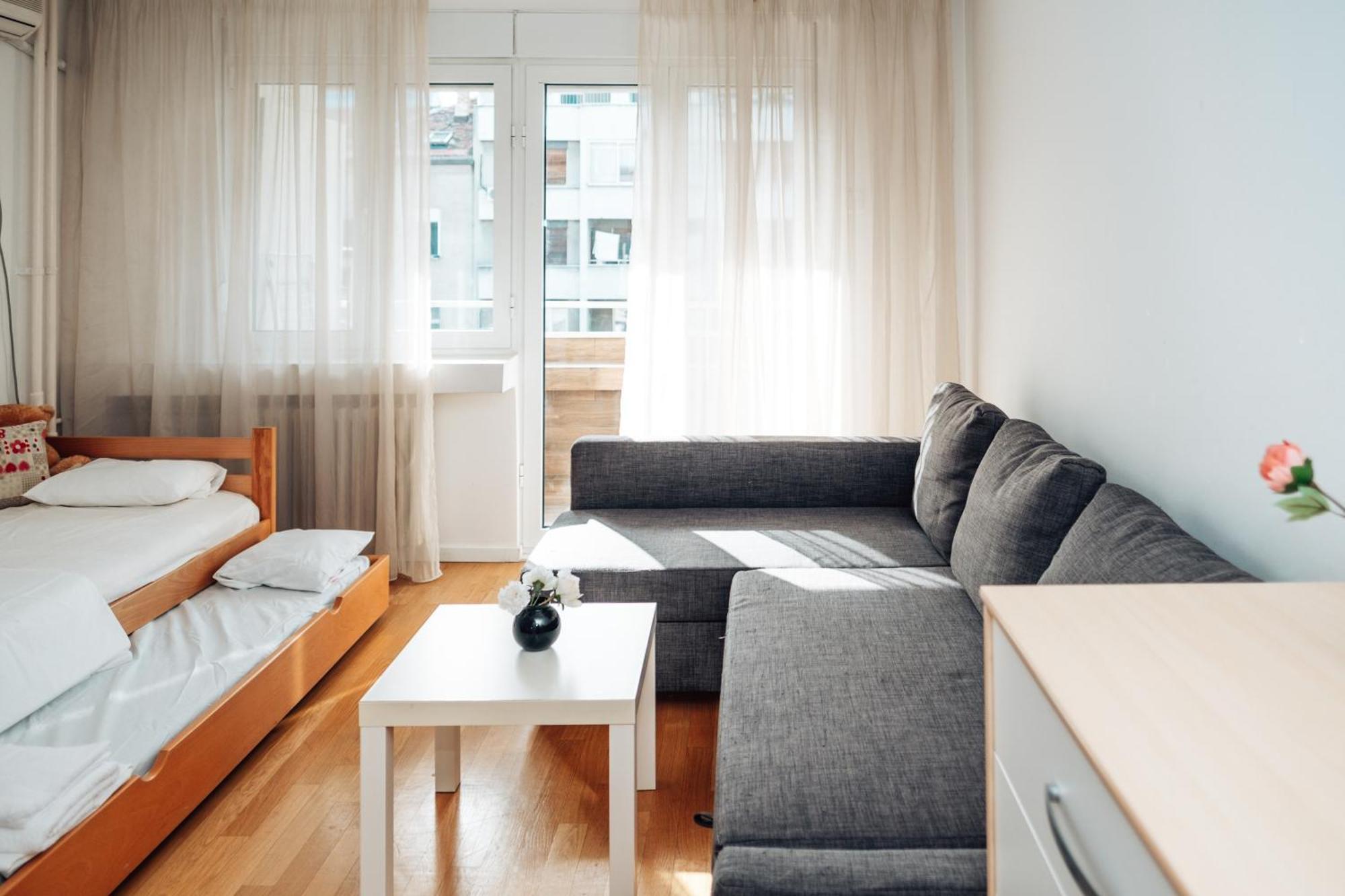 Crown Central Three Bedroom Apartment Belgrad Dış mekan fotoğraf