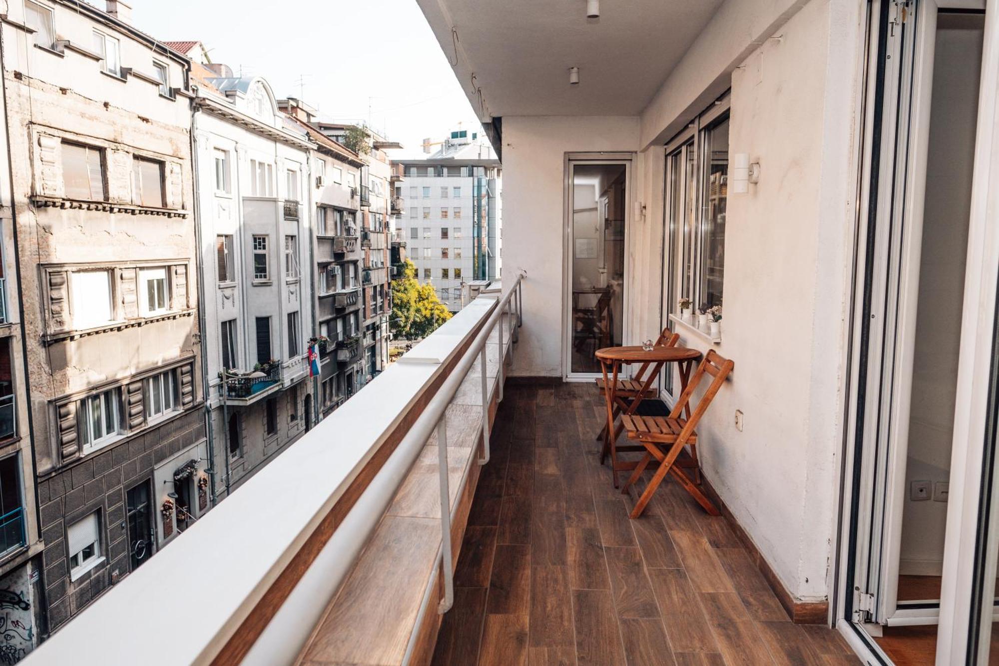 Crown Central Three Bedroom Apartment Belgrad Dış mekan fotoğraf
